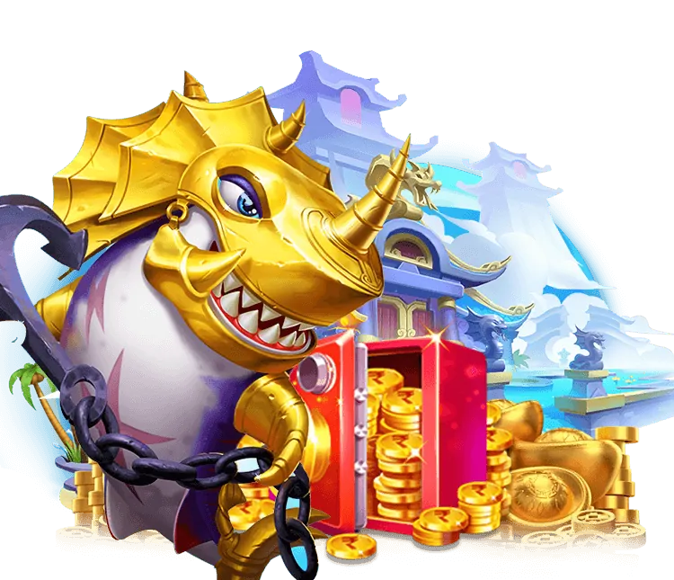 Hình ảnh máy slot game và trò chơi bắn cá với giải độc đắc